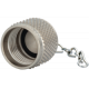 Защитный колпачок латунный с цепью, наружная резьба длиной 70 mm   A712-7.010.9S07.04